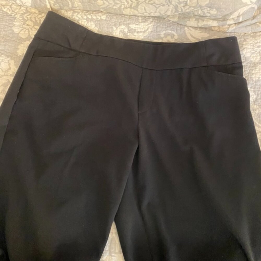 CJ Banks Black Pull-On Pants, size 18W